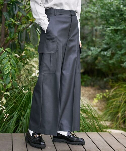 DRESSTERIOR / ドレステリア パンツ | ラスターツイルワイドカーゴパンツ | 詳細8