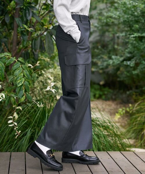 DRESSTERIOR / ドレステリア パンツ | ラスターツイルワイドカーゴパンツ | 詳細9