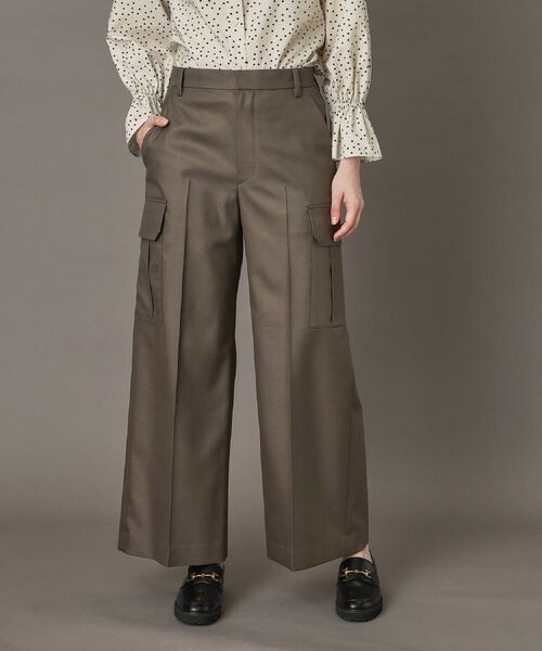 DRESSTERIOR/ドレステリア ラスターツイルワイドカーゴパンツ オリーブグリーン(026) 34(SS) DRESSTERIOR/ドレステリア ラスターツイルワイドカーゴパンツ オリーブグリーン(026) 34(SS)