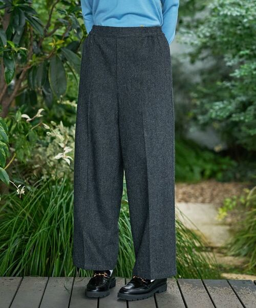 DRESSTERIOR / ドレステリア パンツ | ウォッシャブルツイードイージーパンツ | 詳細9