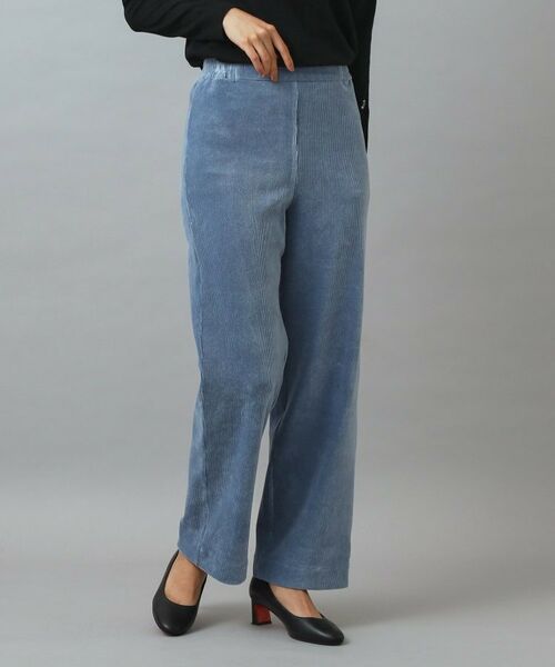 DRESSTERIOR / ドレステリア パンツ | コーデュロイイージーワイドパンツ(ブルー(091))