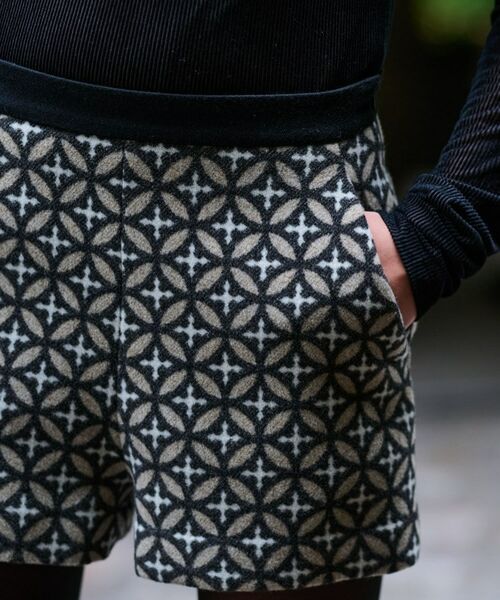 DRESSTERIOR / ドレステリア ショート・ハーフ・半端丈パンツ | 【otonaMUSE 11月号掲載】オーバーラップサークルショートパンツ | 詳細10