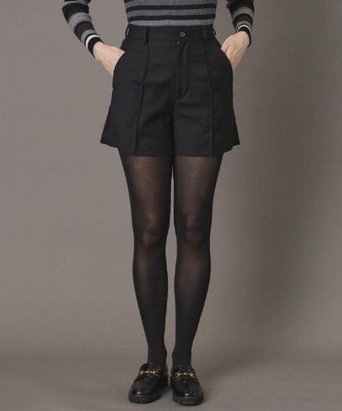 DRESSTERIOR / ドレステリア ショート・ハーフ・半端丈パンツ | 【美人百花/モデル美香着用/otonaMUSE 11月号掲載】ブラックSET UPショートパンツ | 詳細7