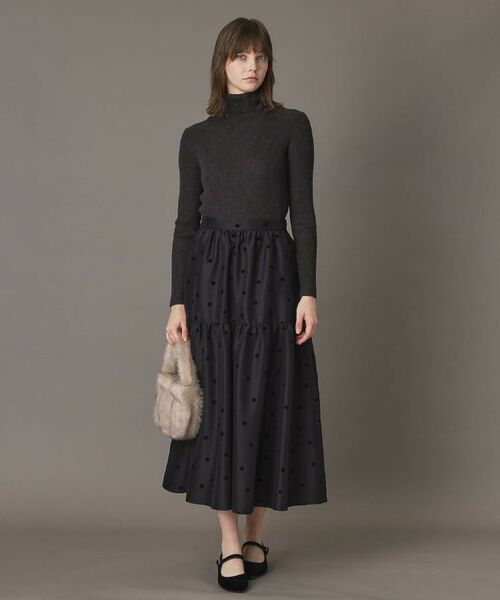 DRESSTERIOR / ドレステリア ロング・マキシ丈スカート | 【CLASSY.12月号掲載】フロッキードットスカート | 詳細1
