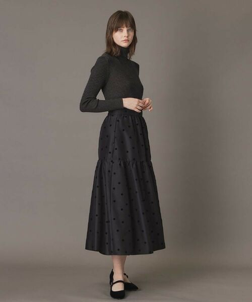 DRESSTERIOR / ドレステリア ロング・マキシ丈スカート | 【CLASSY.12月号掲載】フロッキードットスカート | 詳細3