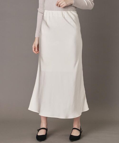 DRESSTERIOR / ドレステリア ロング・マキシ丈スカート | 【CLASSY.12月号掲載】ストレッチヴィンテージサテンナロースカート | 詳細1