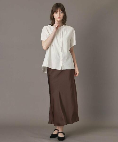 DRESSTERIOR / ドレステリア ロング・マキシ丈スカート | 【CLASSY.12月号掲載】ストレッチヴィンテージサテンナロースカート | 詳細11