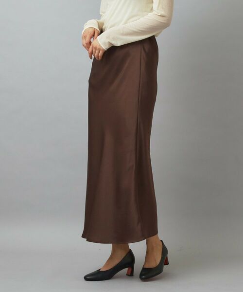 DRESSTERIOR / ドレステリア ロング・マキシ丈スカート | 【CLASSY.12月号掲載】ストレッチヴィンテージサテンナロースカート | 詳細13