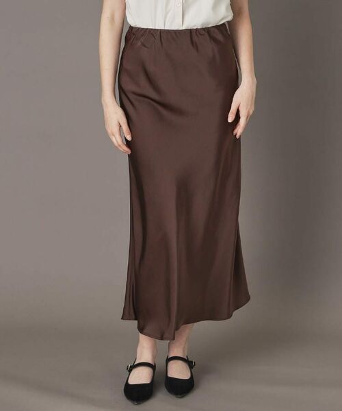 DRESSTERIOR / ドレステリア ロング・マキシ丈スカート | 【CLASSY.12月号掲載】ストレッチヴィンテージサテンナロースカート | 詳細16