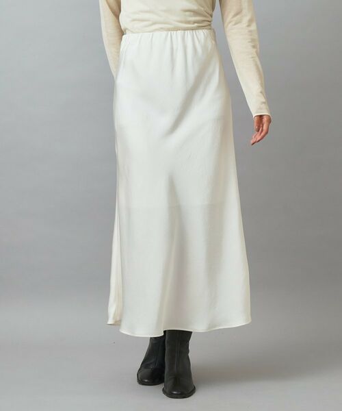 DRESSTERIOR / ドレステリア ロング・マキシ丈スカート | 【CLASSY.12月号掲載】ストレッチヴィンテージサテンナロースカート | 詳細4