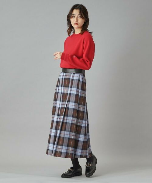 DRESSTERIOR / ドレステリア ロング・マキシ丈スカート | チェックタックソフトプリーツスカート | 詳細11
