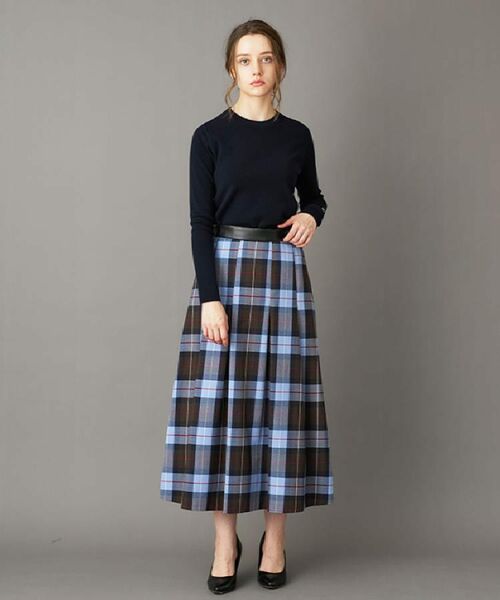 DRESSTERIOR / ドレステリア ロング・マキシ丈スカート | チェックタックソフトプリーツスカート | 詳細3