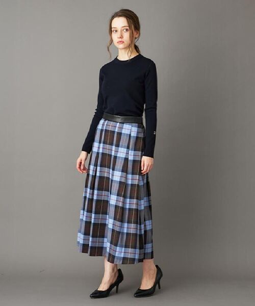 DRESSTERIOR / ドレステリア ロング・マキシ丈スカート | チェックタックソフトプリーツスカート | 詳細4