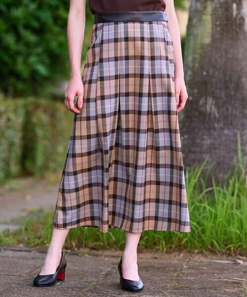 DRESSTERIOR / ドレステリア ロング・マキシ丈スカート | チェックタックソフトプリーツスカート | 詳細6