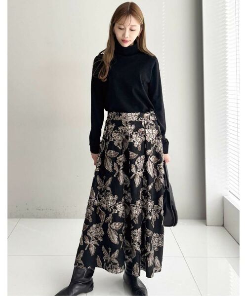 DRESSTERIOR / ドレステリア ロング・マキシ丈スカート | ジャカードフレアスカート | 詳細13