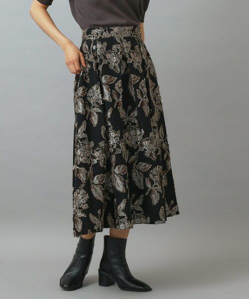 DRESSTERIOR / ドレステリア ロング・マキシ丈スカート | ジャカードフレアスカート | 詳細2