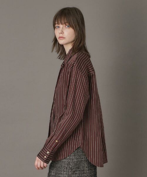 DRESSTERIOR / ドレステリア シャツ・ブラウス | 【洗える/オンオフ/otonaMUSE 11月号掲載】3WAYタイ付きアーカーストライプシャツ | 詳細13