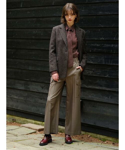 DRESSTERIOR / ドレステリア シャツ・ブラウス | 【洗える/オンオフ/otonaMUSE 11月号掲載】3WAYタイ付きアーカーストライプシャツ | 詳細2