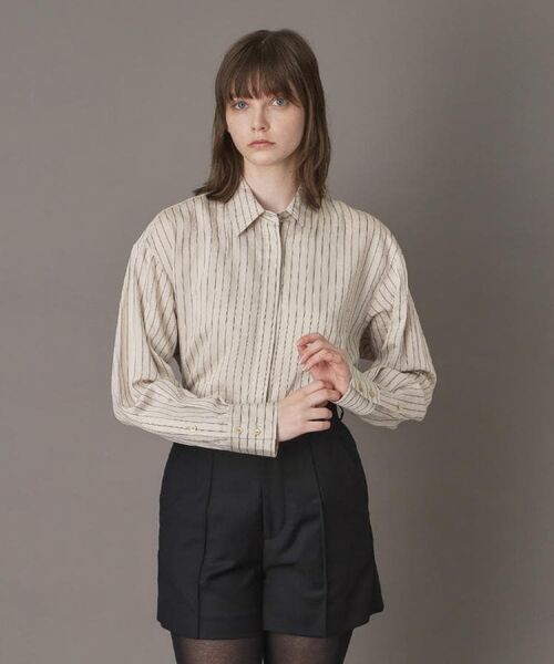 DRESSTERIOR / ドレステリア シャツ・ブラウス | 【洗える/オンオフ/otonaMUSE 11月号掲載】3WAYタイ付きアーカーストライプシャツ | 詳細27