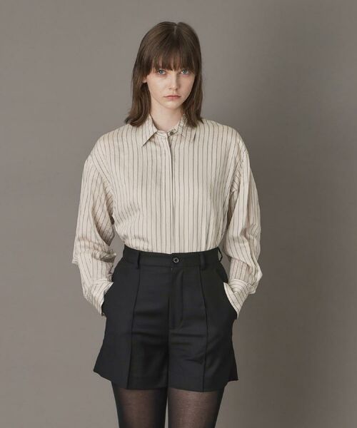 DRESSTERIOR / ドレステリア シャツ・ブラウス | 【洗える/オンオフ/otonaMUSE 11月号掲載】3WAYタイ付きアーカーストライプシャツ | 詳細28