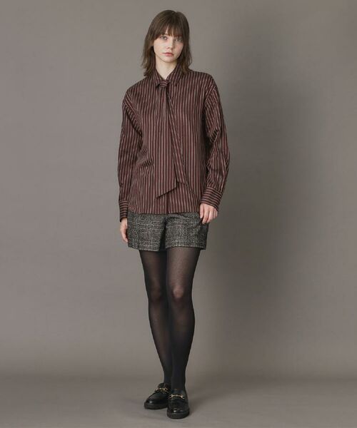 DRESSTERIOR / ドレステリア シャツ・ブラウス | 【洗える/オンオフ/otonaMUSE 11月号掲載】3WAYタイ付きアーカーストライプシャツ | 詳細3