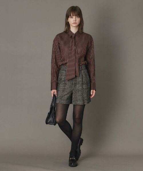 DRESSTERIOR / ドレステリア シャツ・ブラウス | 【洗える/オンオフ/otonaMUSE 11月号掲載】3WAYタイ付きアーカーストライプシャツ | 詳細4