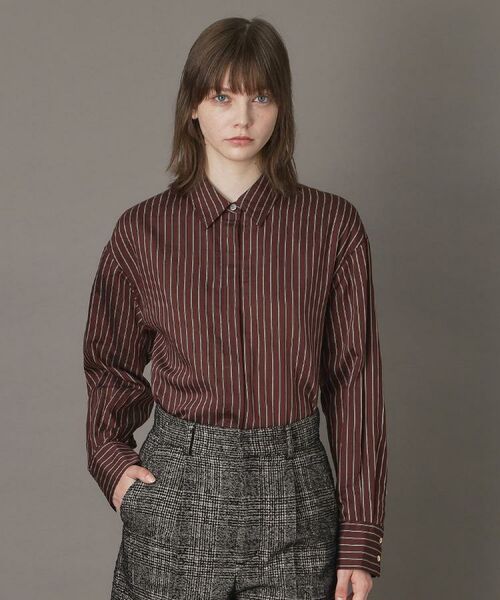 DRESSTERIOR / ドレステリア シャツ・ブラウス | 【洗える/オンオフ/otonaMUSE 11月号掲載】3WAYタイ付きアーカーストライプシャツ | 詳細5
