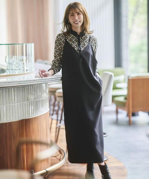 DRESSTERIOR / ドレステリア シャツ・ブラウス | 【モデル美香×DRESSTERIOR】コラボレーション オーバーラップサークルブラウス | 詳細1