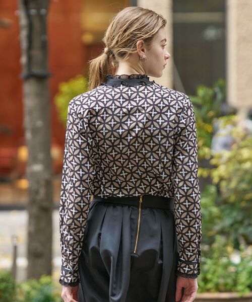 DRESSTERIOR / ドレステリア シャツ・ブラウス | 【モデル美香×DRESSTERIOR】コラボレーション オーバーラップサークルブラウス | 詳細5