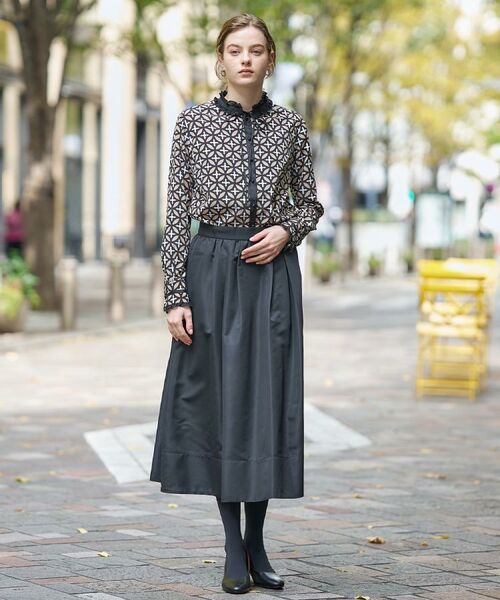 DRESSTERIOR / ドレステリア シャツ・ブラウス | 【モデル美香×DRESSTERIOR】コラボレーション オーバーラップサークルブラウス | 詳細6