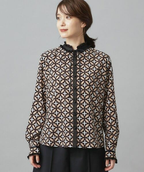 DRESSTERIOR / ドレステリア シャツ・ブラウス | 【モデル美香×DRESSTERIOR】コラボレーション オーバーラップサークルブラウス | 詳細7