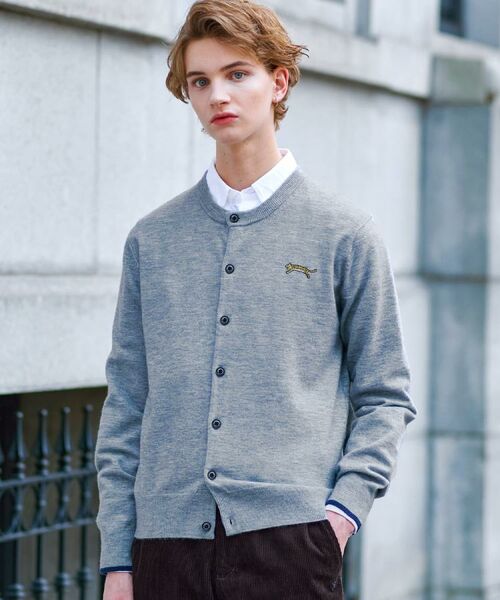 DRESSTERIOR / ドレステリア カーディガン・ボレロ | 【Monomax11月号掲載】タイガーエンブロイダリー ラウンドネックカーディガン(グレー(012))