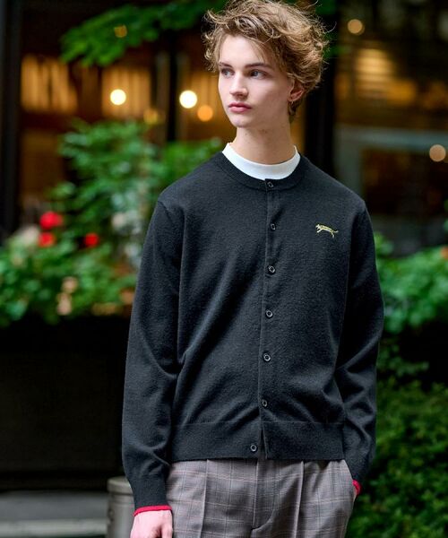 DRESSTERIOR / ドレステリア カーディガン・ボレロ | 【Monomax11月号掲載】タイガーエンブロイダリー ラウンドネックカーディガン(ブラック(019))