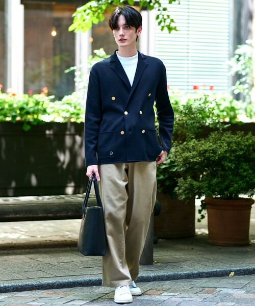 DRESSTERIOR / ドレステリア テーラードジャケット | ダブルブレスト ニットジャケット | 詳細10