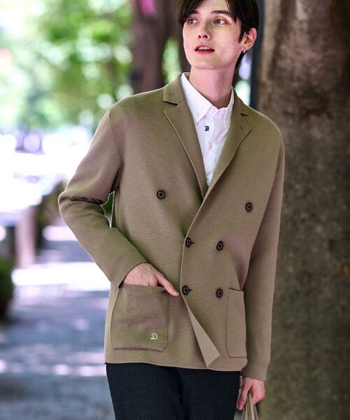 DRESSTERIOR / ドレステリア テーラードジャケット | ダブルブレスト ニットジャケット | 詳細3