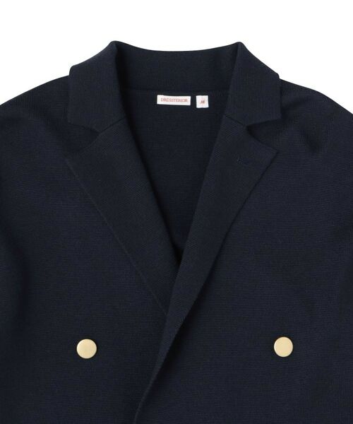 DRESSTERIOR / ドレステリア テーラードジャケット | ダブルブレスト ニットジャケット | 詳細30