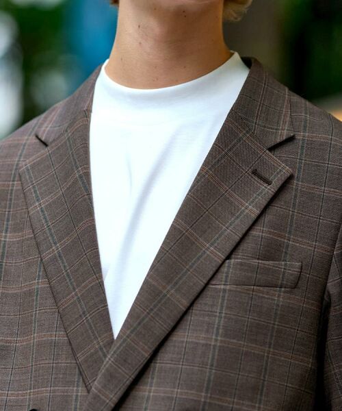 DRESSTERIOR / ドレステリア テーラードジャケット | 【セットアップ可】2WAYストレッチ コンフォータブルチェックジャケット | 詳細10