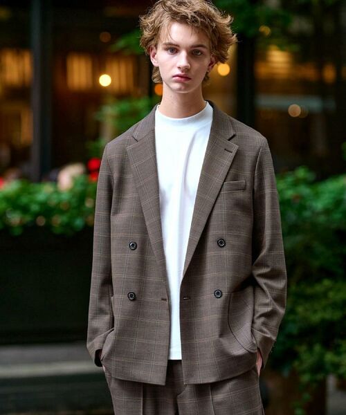 DRESSTERIOR / ドレステリア テーラードジャケット | 【セットアップ可】2WAYストレッチ コンフォータブルチェックジャケット | 詳細3