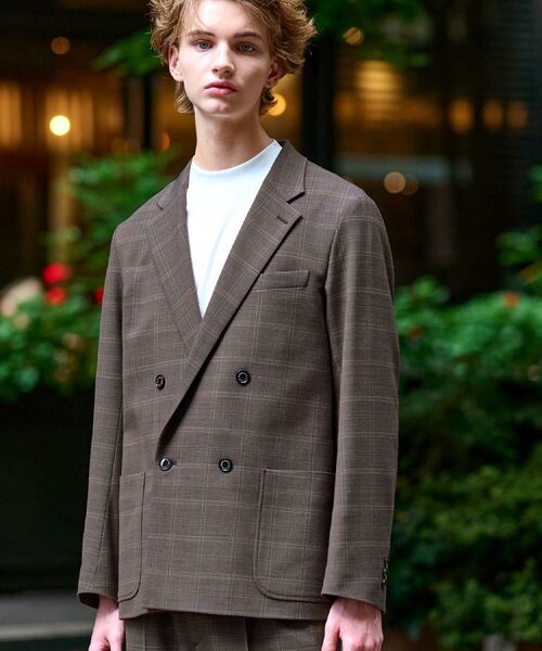 DRESSTERIOR / ドレステリア テーラードジャケット | 【セットアップ可】2WAYストレッチ コンフォータブルチェックジャケット | 詳細7