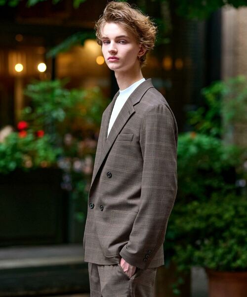 DRESSTERIOR / ドレステリア テーラードジャケット | 【セットアップ可】2WAYストレッチ コンフォータブルチェックジャケット | 詳細8