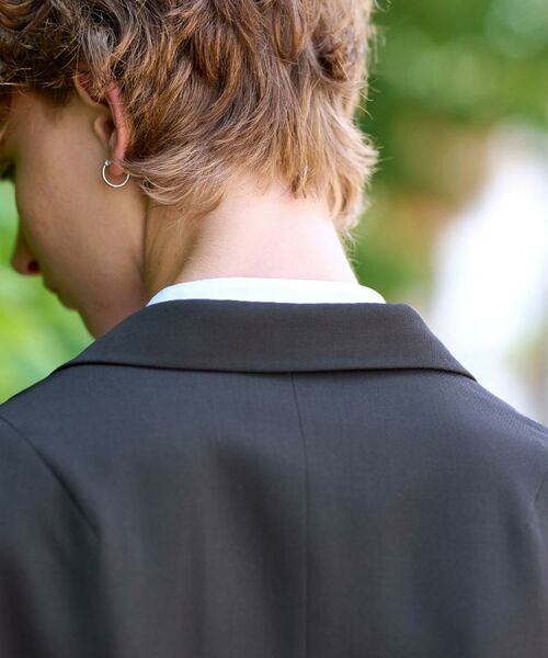 DRESSTERIOR / ドレステリア テーラードジャケット | 【セットアップ可】クリアーカルゼ コンフォータブル ダブルジャケット | 詳細20