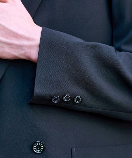 DRESSTERIOR / ドレステリア テーラードジャケット | 【セットアップ可】クリアーカルゼ コンフォータブル ダブルジャケット | 詳細7