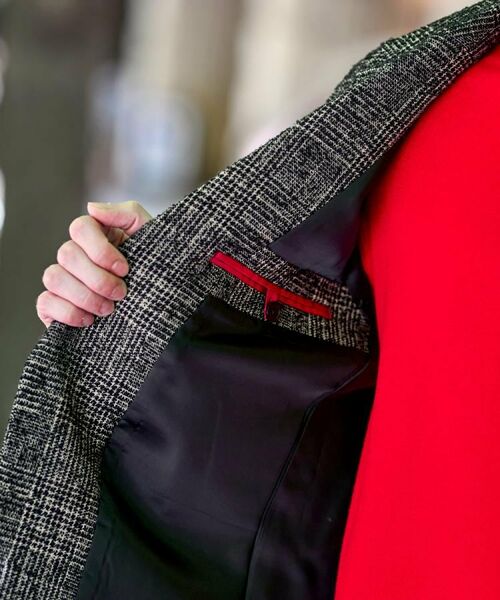 DRESSTERIOR / ドレステリア テーラードジャケット | 【セットアップ可】ループグレンチェック リラックスジャケット | 詳細12