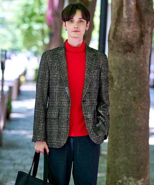 DRESSTERIOR / ドレステリア テーラードジャケット | 【セットアップ可】ループグレンチェック リラックスジャケット | 詳細5