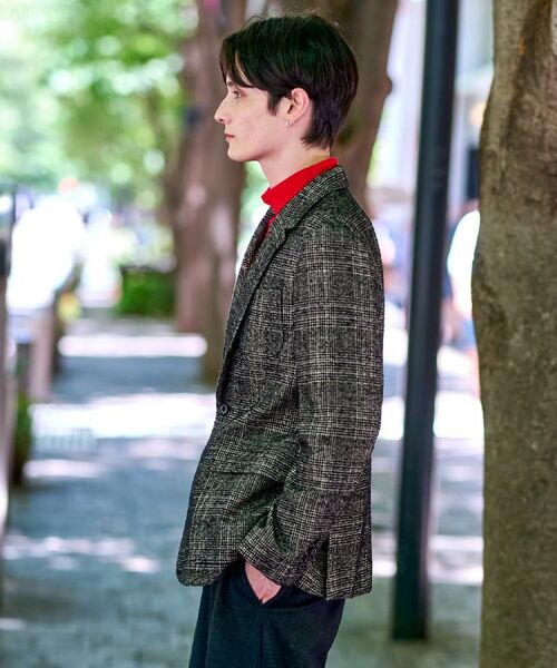 DRESSTERIOR / ドレステリア テーラードジャケット | 【セットアップ可】ループグレンチェック リラックスジャケット | 詳細6