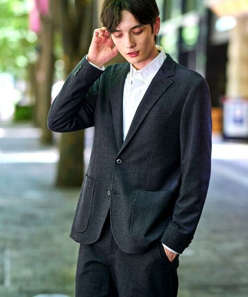 DRESSTERIOR / ドレステリア テーラードジャケット | 【セットアップ可】ストレッチソフトタッチ ジャケット | 詳細3