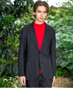 DRESSTERIOR / ドレステリア テーラードジャケット | 【セットアップ可/Momomax11月号掲載】ストレッチソフトタッチ チェックジャケット