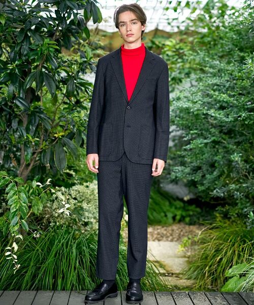 DRESSTERIOR / ドレステリア テーラードジャケット | 【セットアップ可/Momomax11月号掲載】ストレッチソフトタッチ チェックジャケット | 詳細1