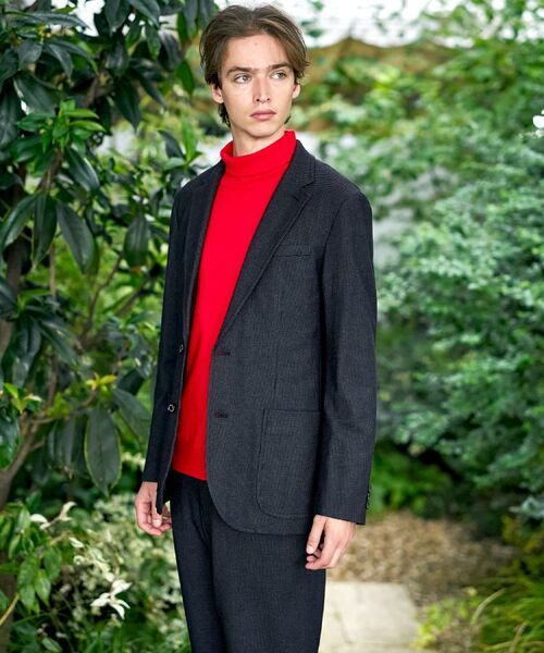 DRESSTERIOR / ドレステリア テーラードジャケット | 【セットアップ可/Momomax11月号掲載】ストレッチソフトタッチ チェックジャケット | 詳細4