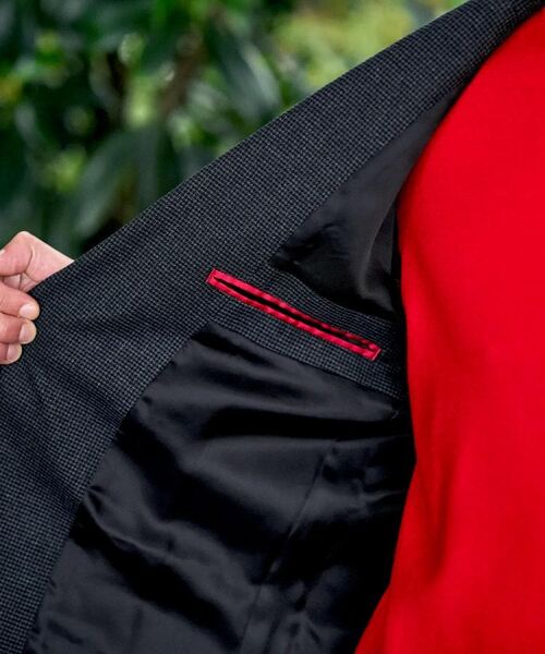 DRESSTERIOR / ドレステリア テーラードジャケット | 【セットアップ可/Momomax11月号掲載】ストレッチソフトタッチ チェックジャケット | 詳細9